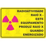 Radioatividade raio x - este equipamento produz raio x quando energizado